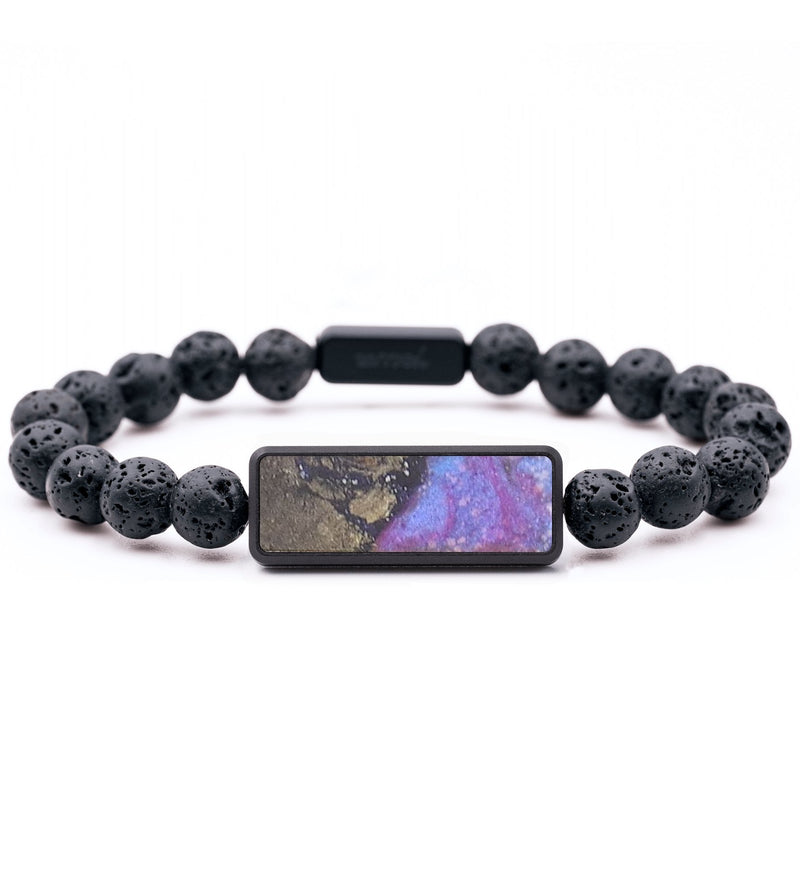 Lava Bead Wood+Resin Bracelet - Finley (Cosmos, 685037)