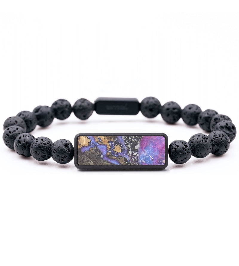 Lava Bead Wood+Resin Bracelet - Logan (Cosmos, 685040)