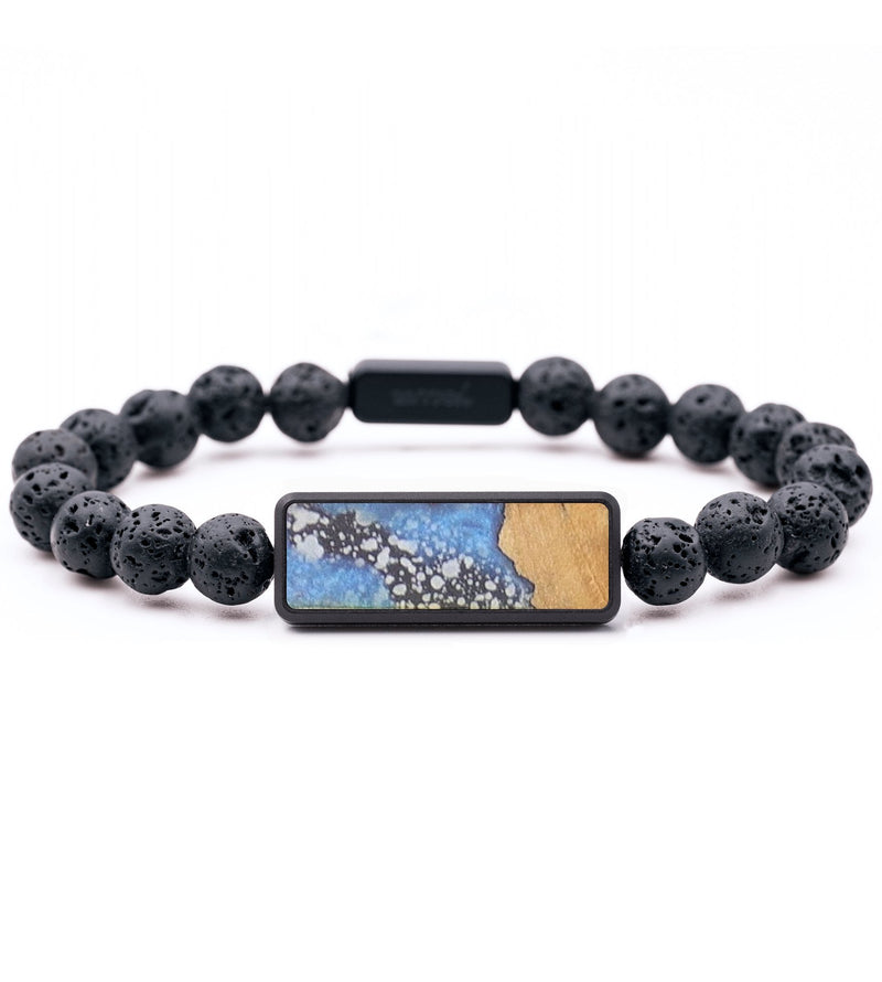 Lava Bead Wood+Resin Bracelet - Jayleen (Cosmos, 685051)