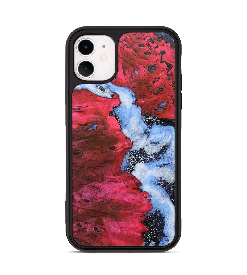 iPhone 11 Wood+Resin Phone Case - Walter (Cosmos, 685089)