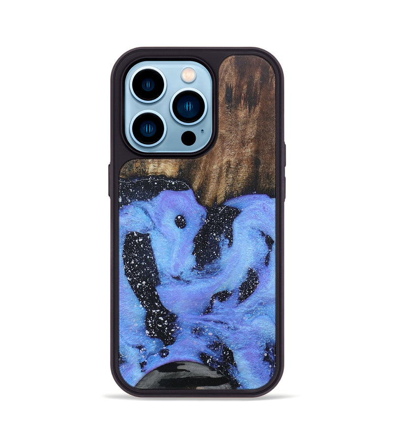 iPhone 14 Pro Wood+Resin Phone Case - Jacob (Cosmos, 685101)