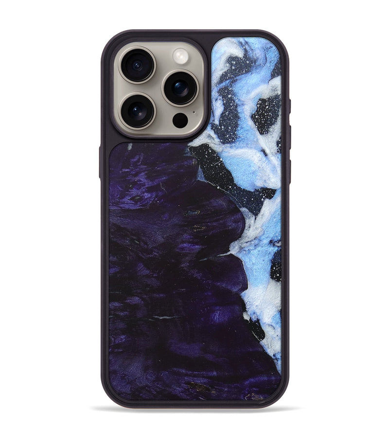 iPhone 15 Pro Max Wood+Resin Phone Case - Corey (Cosmos, 685111)