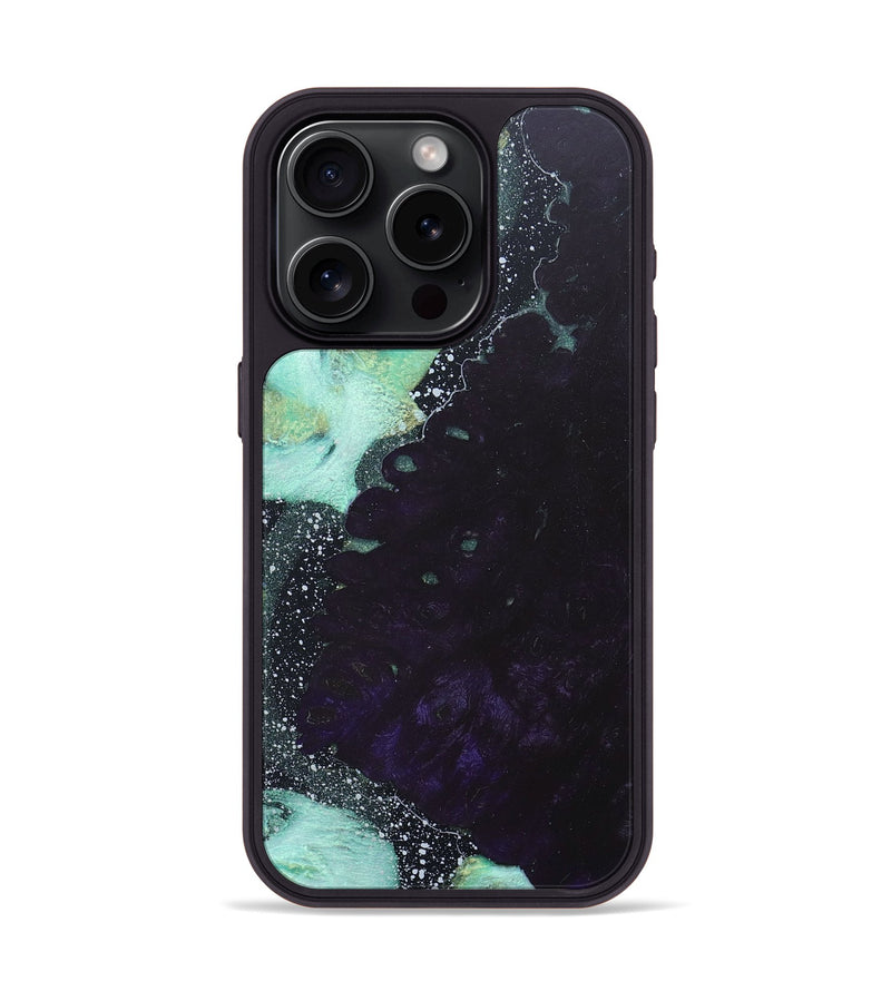 iPhone 15 Pro Wood+Resin Phone Case - Amina (Cosmos, 685123)