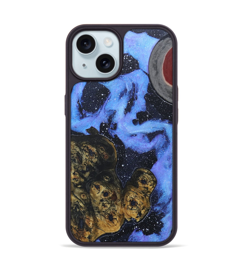 iPhone 15 Wood+Resin Phone Case - Stanley (Cosmos, 685124)