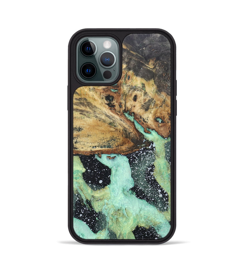 iPhone 12 Pro Wood+Resin Phone Case - Kaylie (Cosmos, 685176)