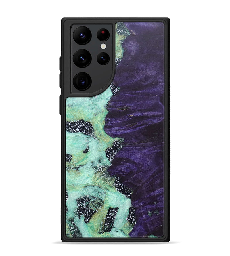 Galaxy S22 Ultra Wood+Resin Phone Case - Claude (Cosmos, 685336)