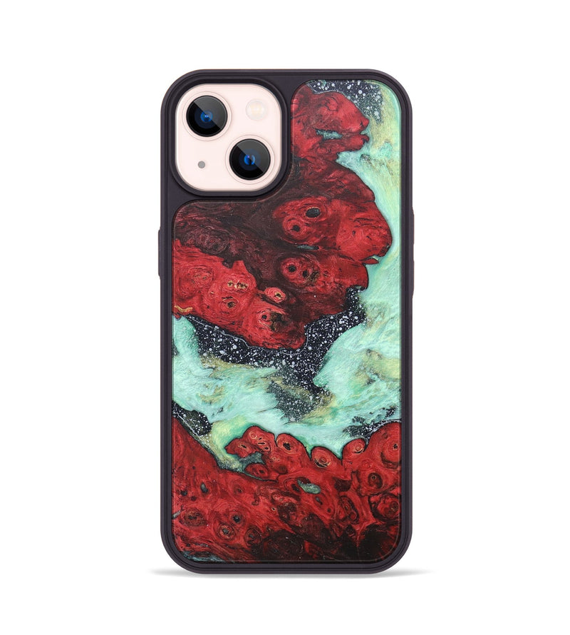 iPhone 14 Wood+Resin Phone Case - Belinda (Cosmos, 685339)
