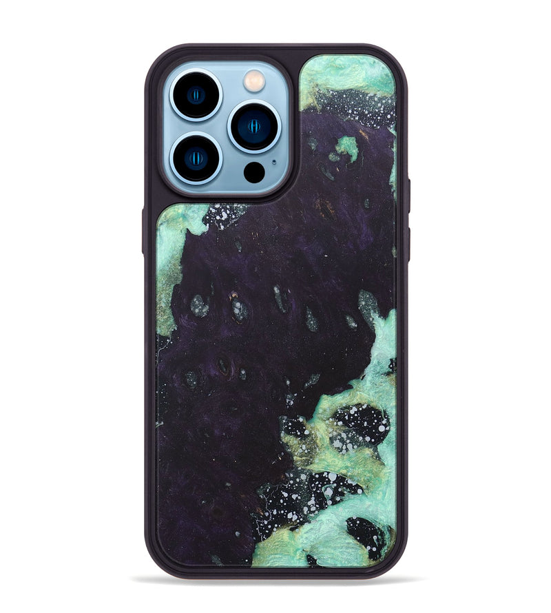 iPhone 14 Pro Max Wood+Resin Phone Case - Toby (Cosmos, 685340)