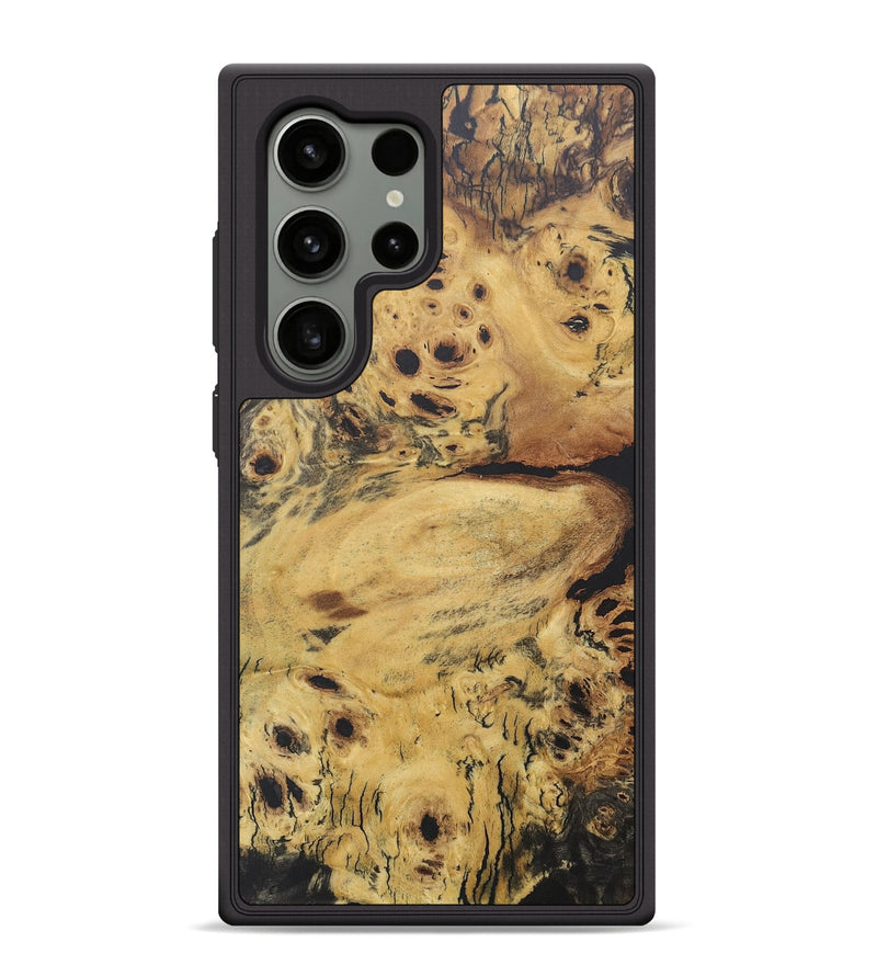 Galaxy S24 Ultra Wood+Resin Phone Case - Mercedes (Wood Burl, 685342)