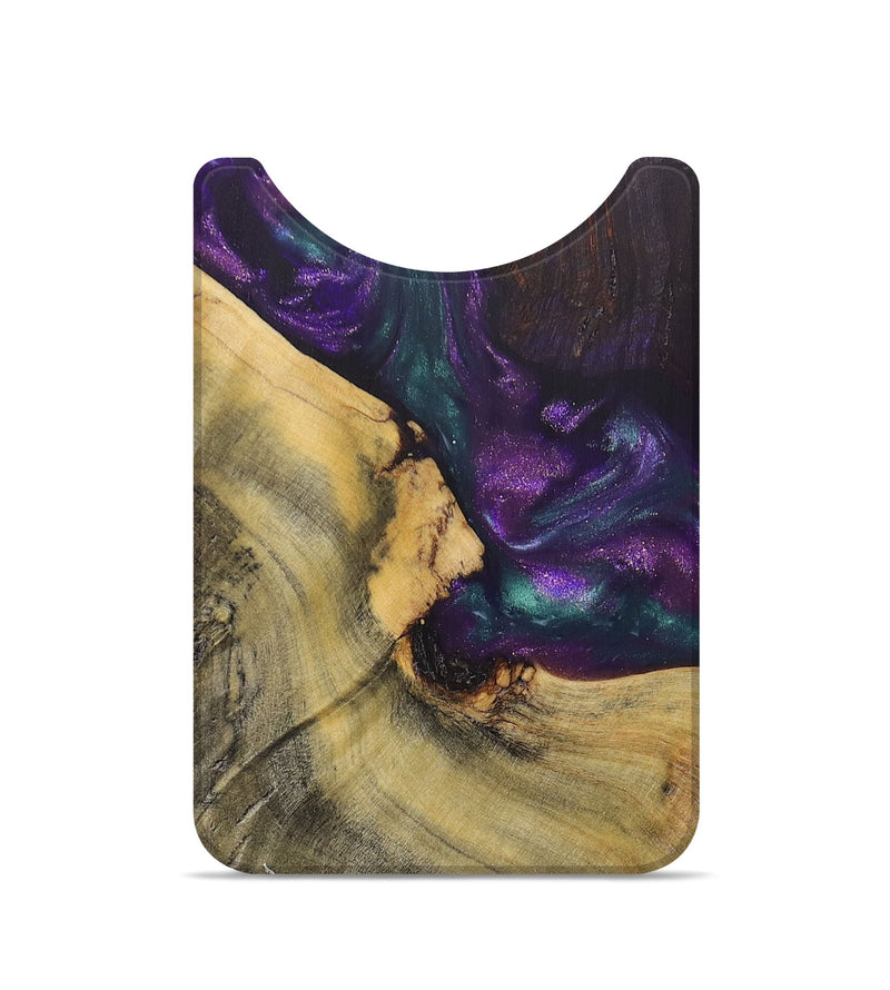 Live Edge Wood+Resin Wallet - Adaline (Purple, 685404)