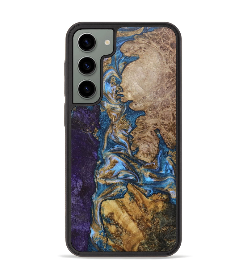 Galaxy S23 Plus Wood+Resin Phone Case - Noah (Mosaic, 685542)