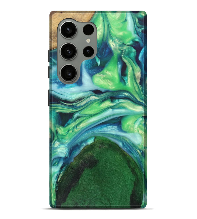 Galaxy S24 Ultra Wood+Resin Live Edge Phone Case - Brandi (Orbit, 685596)