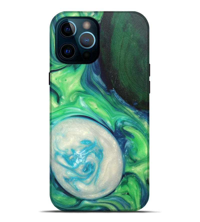 iPhone 12 Pro Max Wood+Resin Live Edge Phone Case - Nasir (Orbit, 685597)