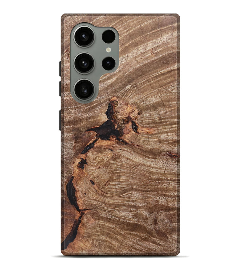 Galaxy S24 Ultra Wood+Resin Live Edge Phone Case - Damien (Wood Burl, 685602)