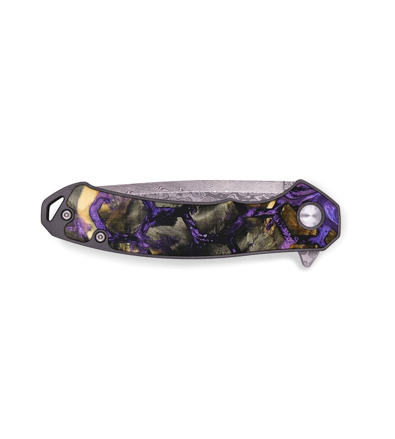 EDC Wood+Resin Pocket Knife - Deja (Pattern, 685651)