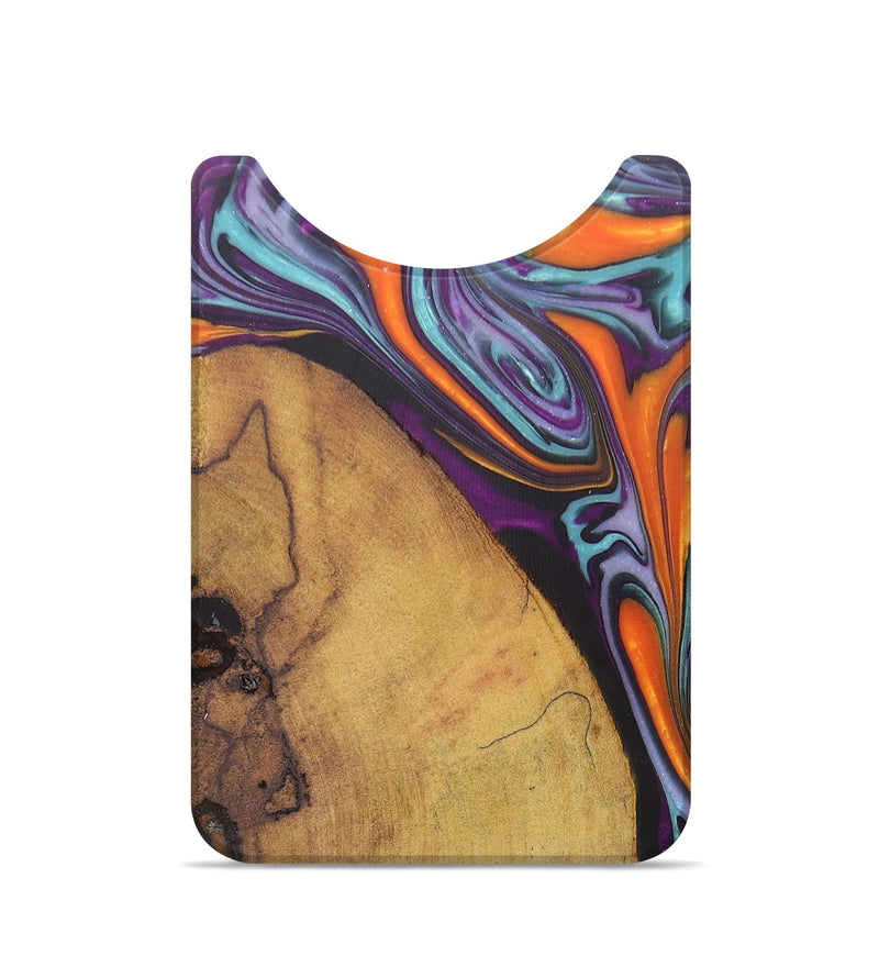 Live Edge Wood+Resin Wallet - Dean (Purple, 685776)