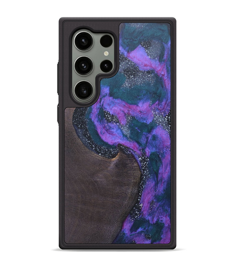 Galaxy S24 Ultra Wood+Resin Phone Case - Tisha (Cosmos, 685961)