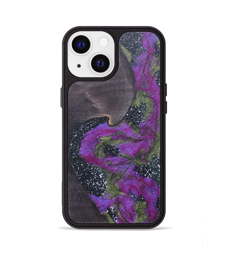 iPhone 13 Wood+Resin Phone Case - Cecelia (Cosmos, 685982)