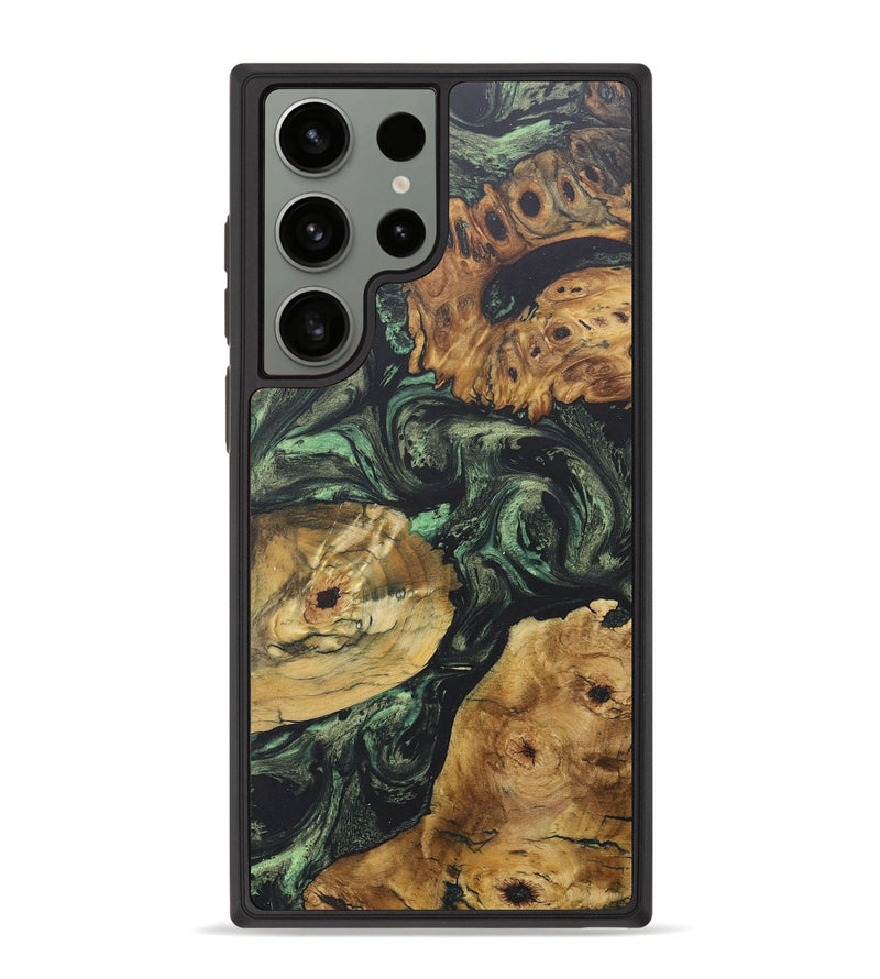 Galaxy S23 Ultra Wood+Resin Phone Case - Kyra (Mosaic, 686105)
