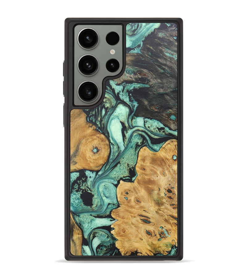 Galaxy S23 Ultra Wood+Resin Phone Case - Colby (Mosaic, 686111)
