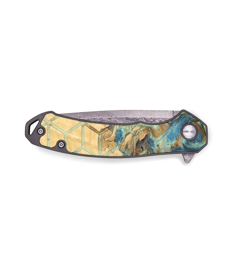 EDC Wood+Resin Pocket Knife - Amie (Pattern, 686169)