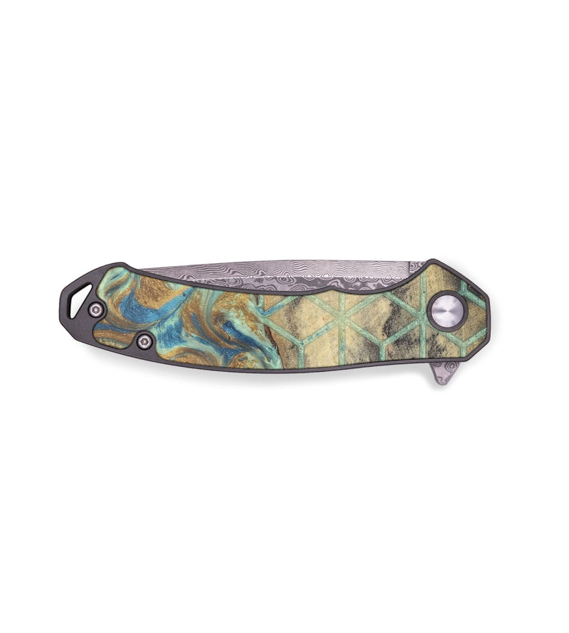 EDC Wood+Resin Pocket Knife - Stanley (Pattern, 686170)