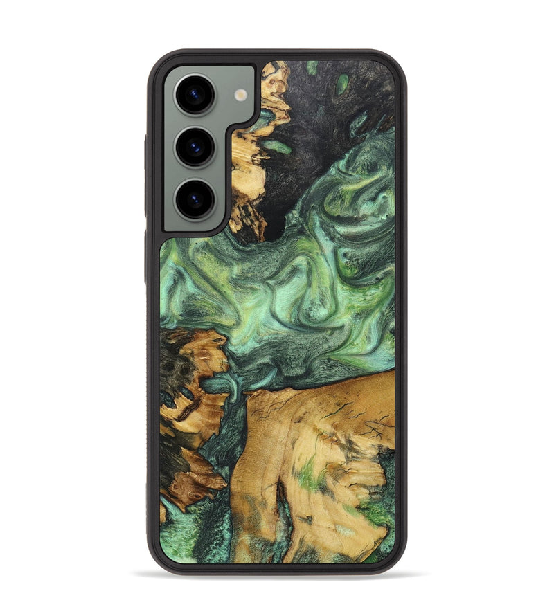 Galaxy S23 Plus Wood+Resin Phone Case - Bethany (Mosaic, 686290)
