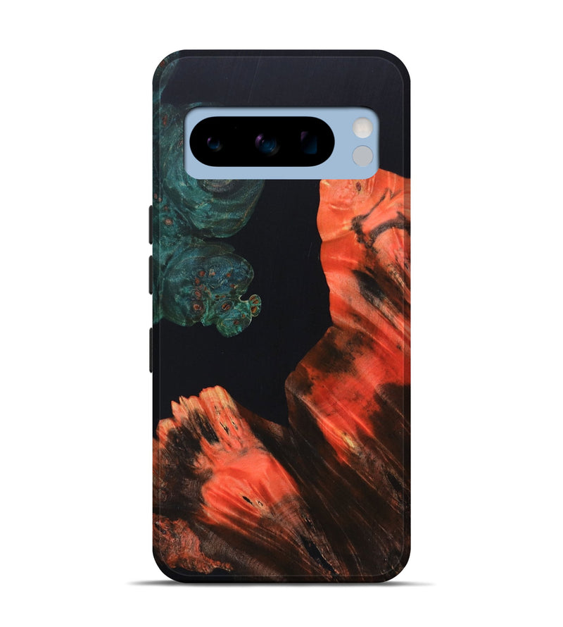 Pixel 8 Pro Wood+Resin Live Edge Phone Case - Nolan (Pure Black, 686452)