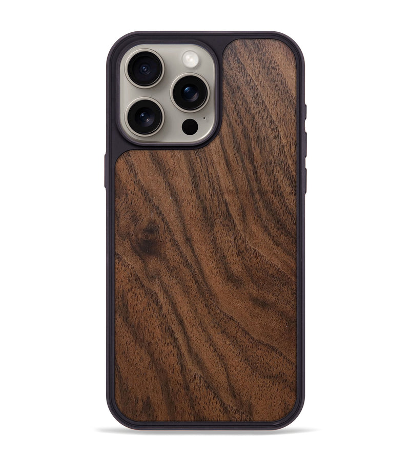 iPhone 15 Pro Max Wood+Resin Phone Case - Noelle (Wood Burl, 686835)