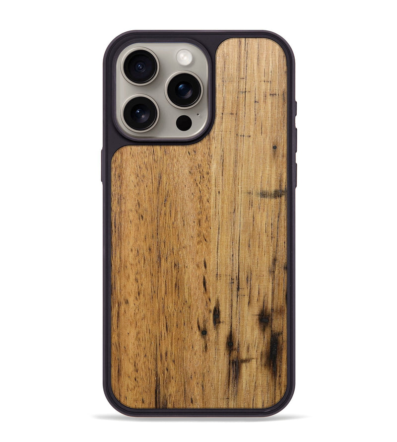 iPhone 15 Pro Max Wood+Resin Phone Case - Leah (Wood Burl, 686838)