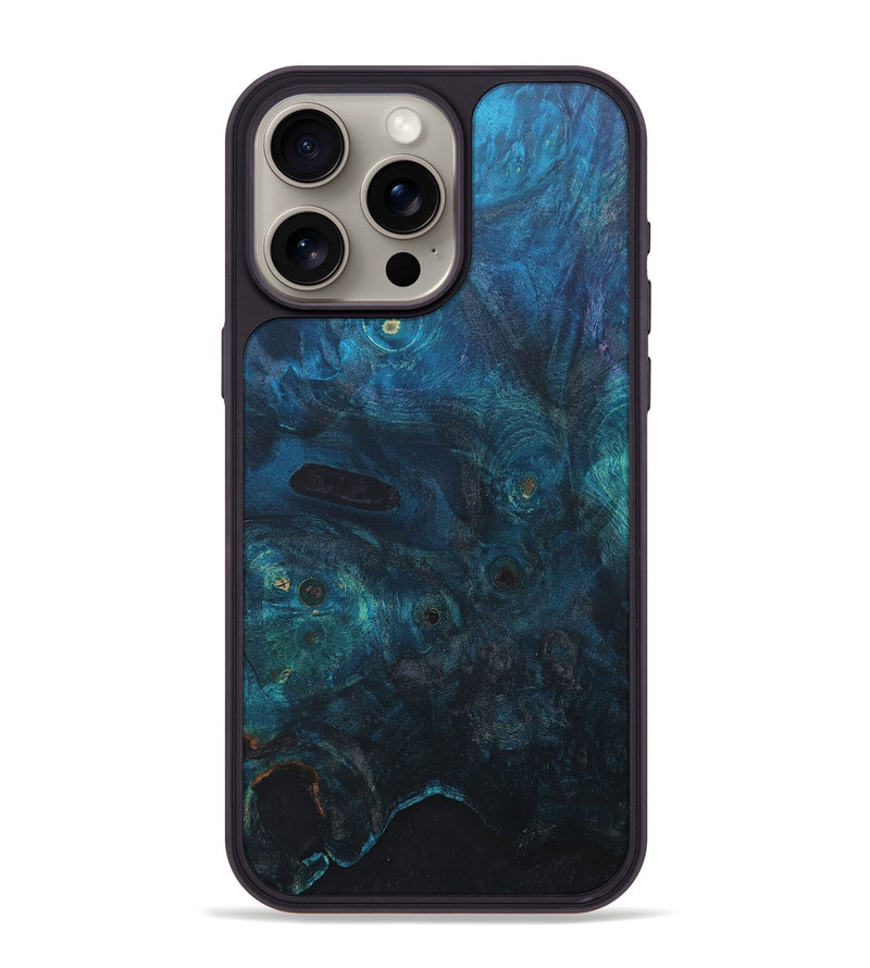 iPhone 15 Pro Max Wood+Resin Phone Case - Tyrese (Wood Burl, 686840)