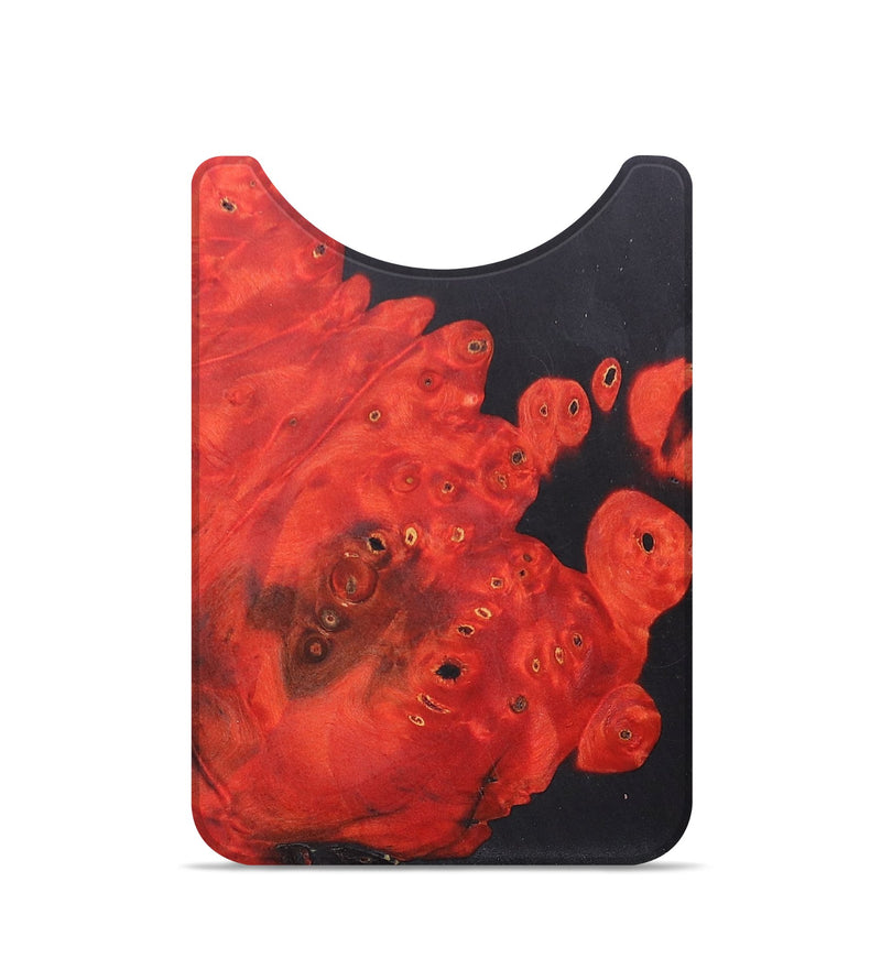 Live Edge Wood+Resin Wallet - Madyson (Pure Black, 687053)