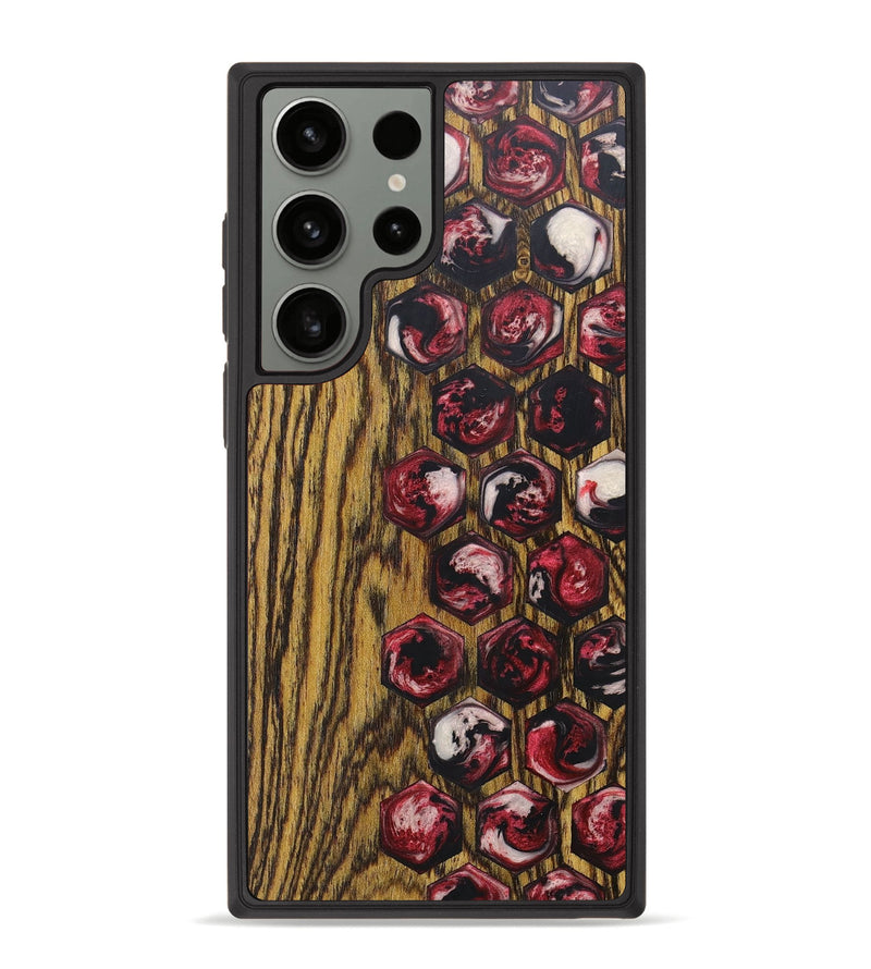 Galaxy S23 Ultra Wood+Resin Phone Case - Luca (Pattern, 687068)
