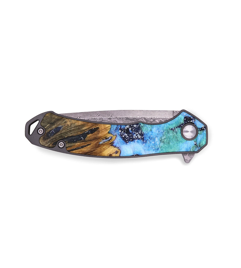 EDC Wood+Resin Pocket Knife - Kaylin (Cosmos, 687762)