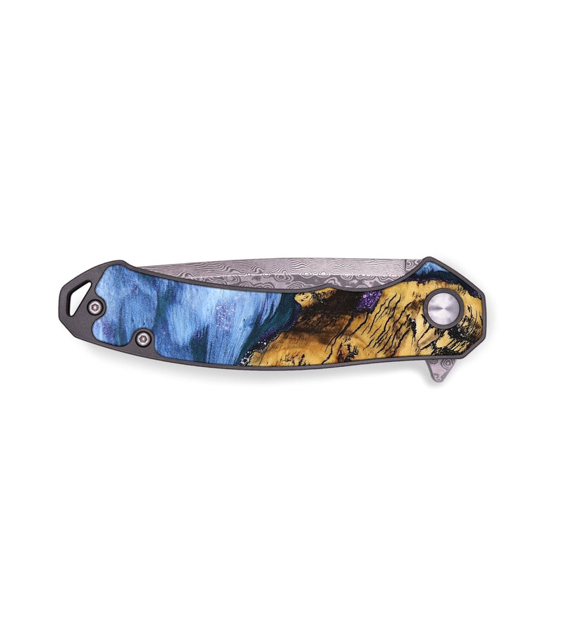 EDC Wood+Resin Pocket Knife - Sharon (Cosmos, 687773)