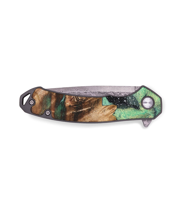 EDC Wood+Resin Pocket Knife - Iesha (Cosmos, 687779)