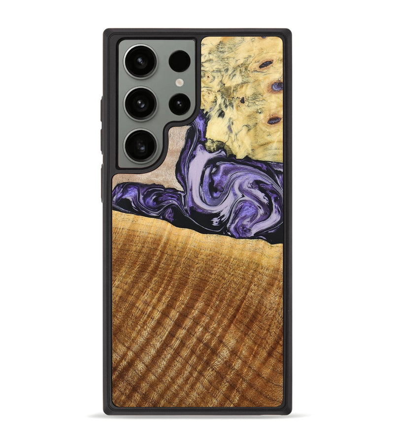 Galaxy S23 Ultra Wood+Resin Phone Case - Keri (Mosaic, 688015)