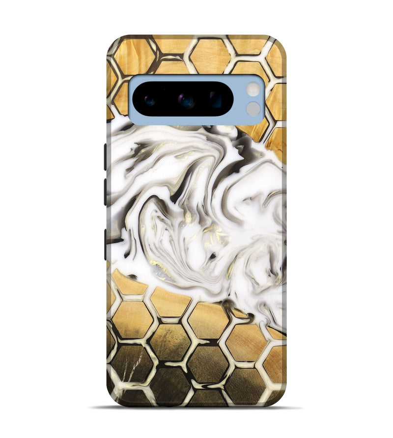 Pixel 8 Pro Wood+Resin Live Edge Phone Case - Makenna (Pattern, 688117)
