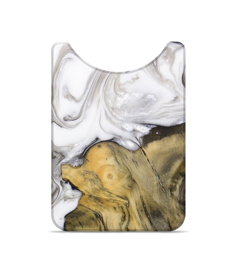 Live Edge Wood+Resin Wallet - Daniel (Black & White, 688126)