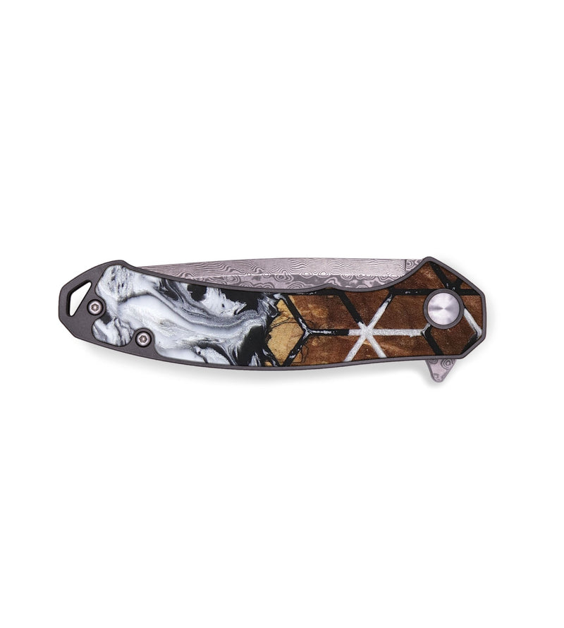 EDC Wood+Resin Pocket Knife - Darren (Pattern, 688165)