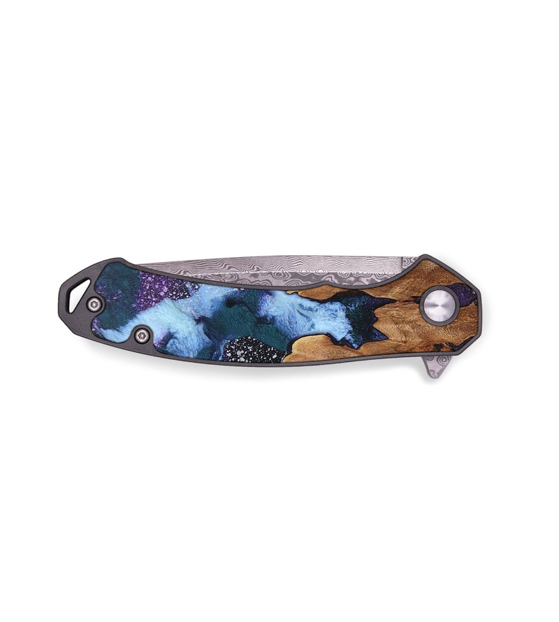 EDC Wood+Resin Pocket Knife - Bonnie (Cosmos, 688182)