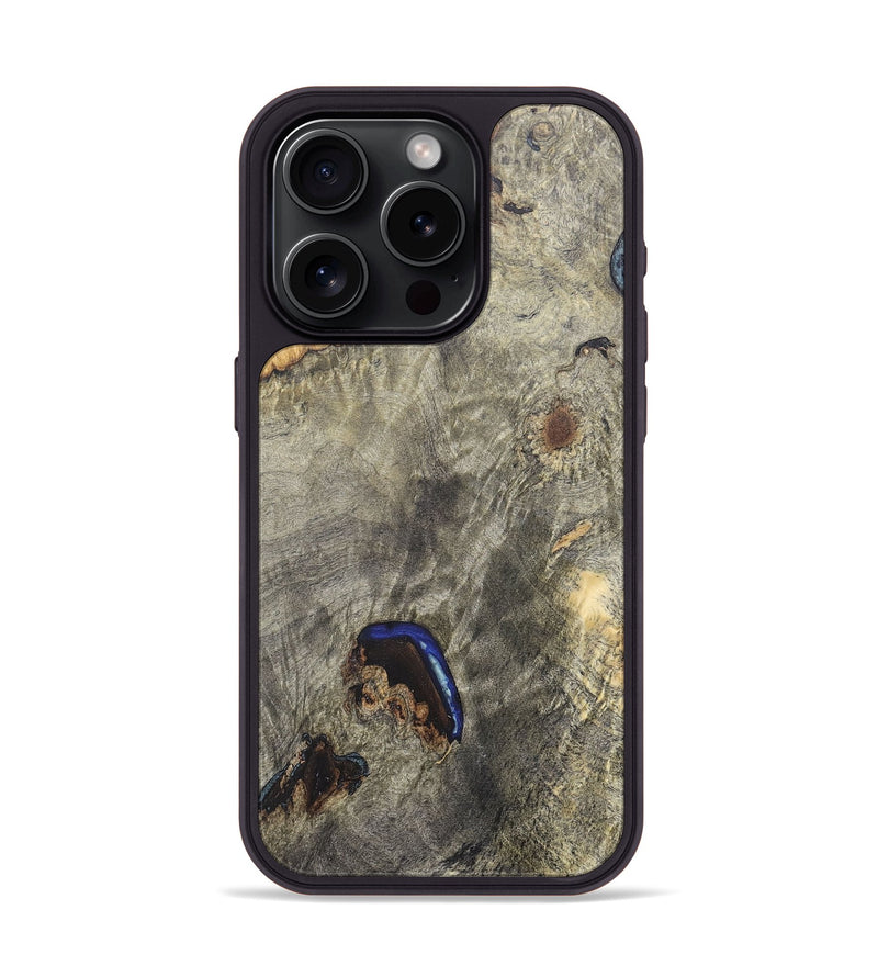 iPhone 15 Pro Wood+Resin Phone Case - Lloyd (Wood Burl, 688369)