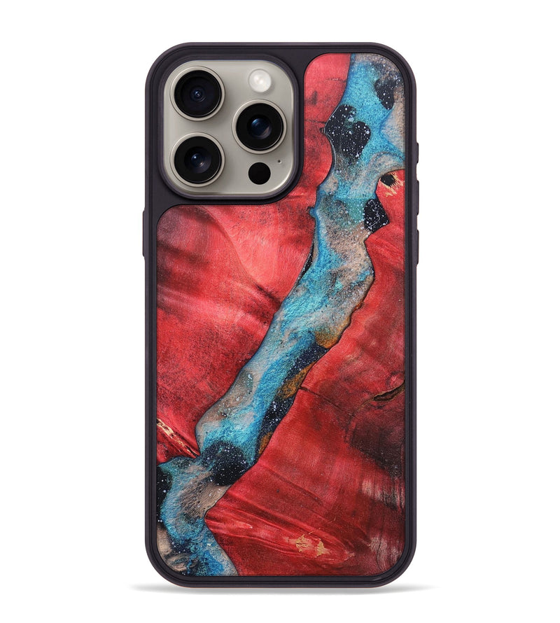 iPhone 15 Pro Max Wood+Resin Phone Case - Clifford (Cosmos, 688437)