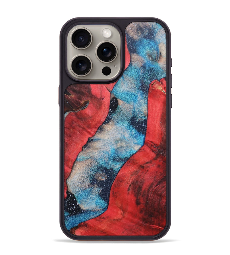 iPhone 15 Pro Max Wood+Resin Phone Case - Madeline (Cosmos, 688531)