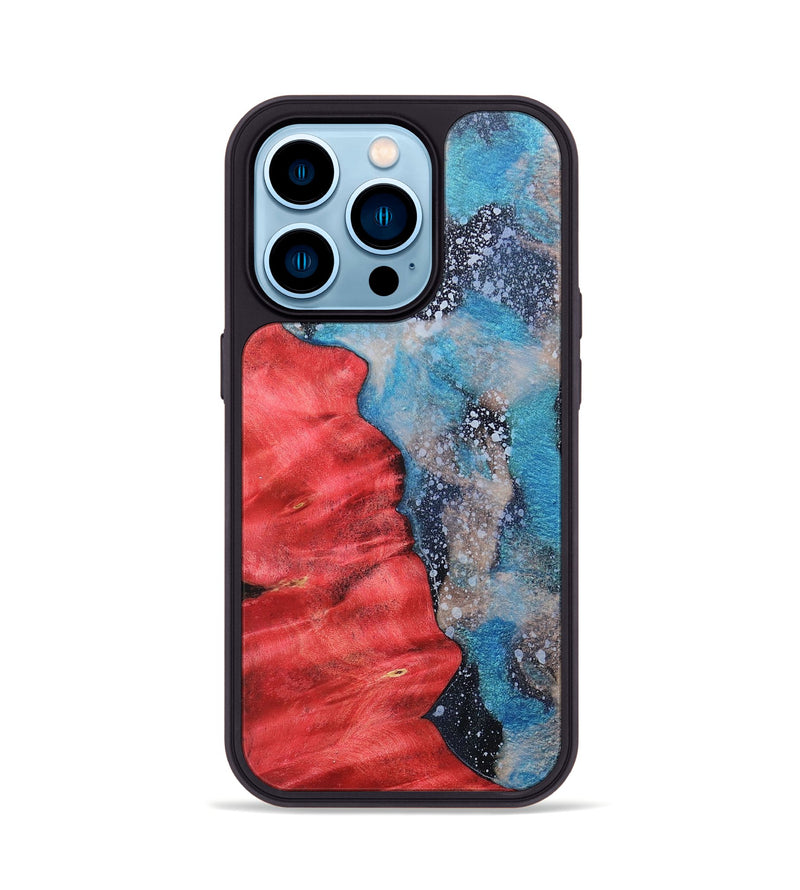 iPhone 14 Pro Wood+Resin Phone Case - Terri (Cosmos, 688532)