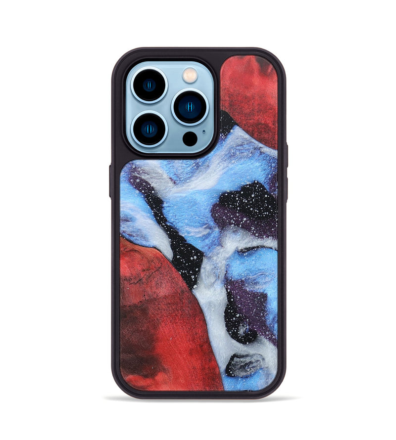 iPhone 14 Pro Wood+Resin Phone Case - Katharine (Cosmos, 688540)