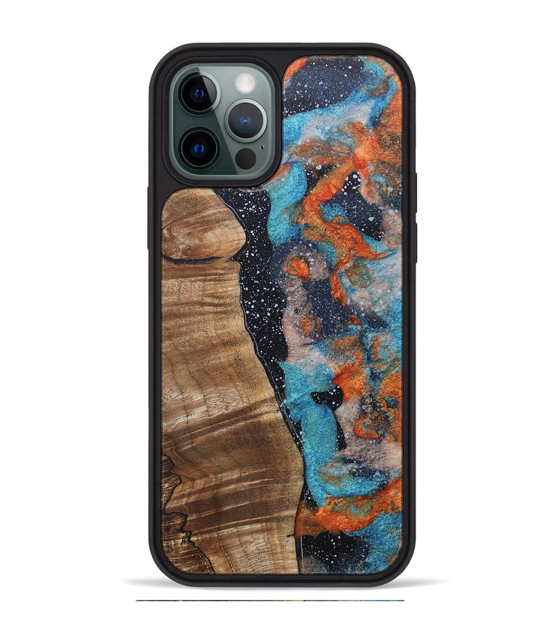 iPhone 12 Pro Max Wood+Resin Phone Case - Ashleigh (Cosmos, 688541)