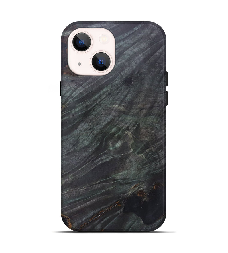 iPhone 14 Wood+Resin Live Edge Phone Case - Collins (Wood Burl, 688580)