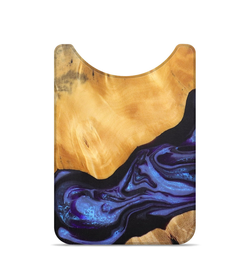 Live Edge Wood+Resin Wallet - Jeannine (Purple, 688592)