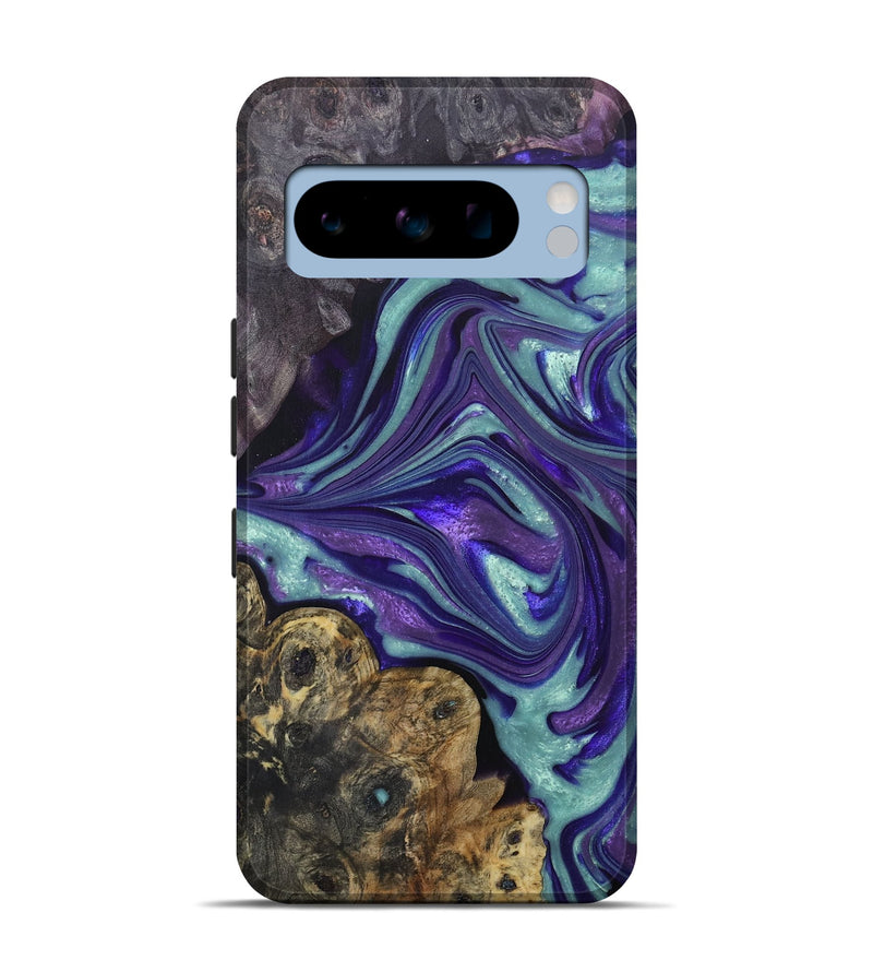 Pixel 8 Pro Wood+Resin Live Edge Phone Case - Noelle (Purple, 688649)